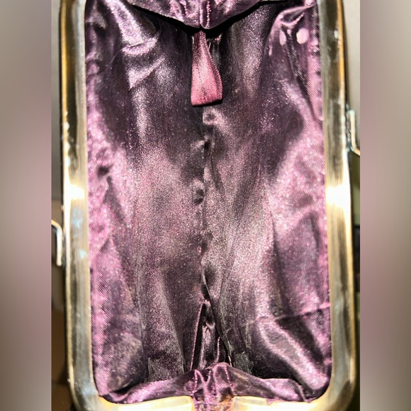 Vintage Dolce & Gabbana Suede Clutch Beauty Pouch Pour Femme - Picture 7 of 9